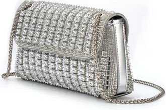 Lady Couture Idol, Multi Jewel Shoulder Bag in Silver at Nordstrom