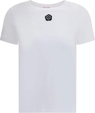Kenzo Boke Flower 2.0 Katoenen T-Shirt - Dames - T-shirts - Wit - XS - Katoen - Tops