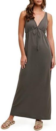 Wishlist Open Back Knit Maxi Dress in Charcoal at Nordstrom Rack, Size Medium