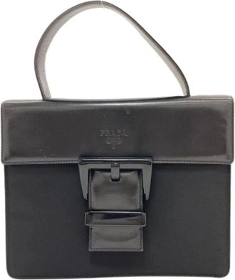 Prada Pre-owned Handbags, female, Black, Size: ONE SIZE Pre-owned Vintage Handbag