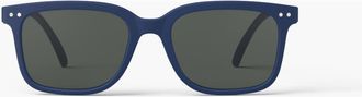 Izipizi L 54mm Rectangular Sunglasses in Navy Blue at Nordstrom, Size +0.00