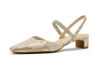 Life Stride Lainey Strappy Shoes High Womens Heels Bone Snake : 8.5 W (C), Synthetic