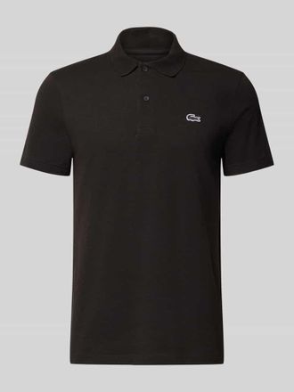 Lacoste Regular Fit Poloshirt aus Baumwoll-Mix in Black, Gr&ouml;&szlig;e XXXL