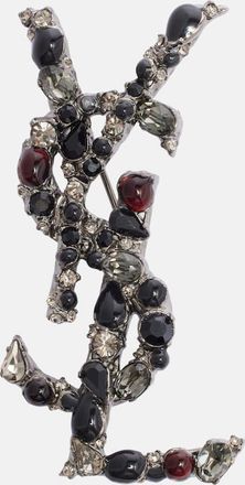 Saint Laurent Broche Cassandre adornado