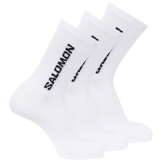 Salomon Everyday Lite Crew 3-Pack Multifunktionssocken - Unisex | wei&szlig;