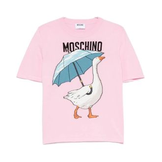 Moschino Dames, Tops, Roze, Maat: M Zijde