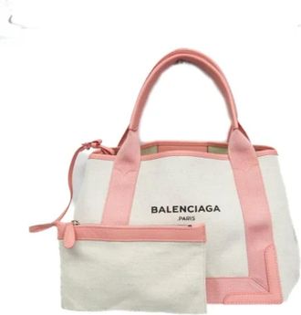 Balenciaga Pre-owned Canvas balenciaga-bags - Dames - Vintage Shopper - Roze - ONE Size - Leer - Vintage