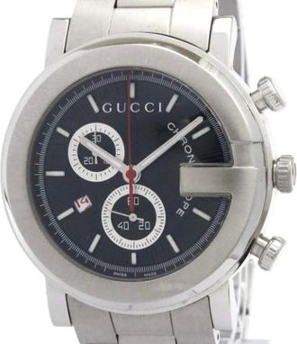 Gucci Pre-owned Watches, male, Black, Size: ONE SIZE Pre-owned G-Chrono Ya101309 Wristwatch