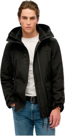 Superdry Ultimate Windbreaker - Heren - Outdoorjassen - Zwart - L - Fitness