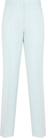 Jil Sander Blue Wool Trousers-Donna