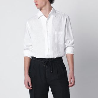 Loro Piana White linen shirt