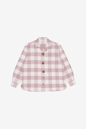 Woolrich unisex Camicia in puro cotone con motivo a quadri Rosa Taglia XS