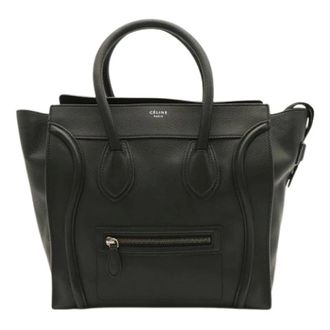 Celine Bolso Tote Vintage Pre-owned - Pre-owned - Mujer - Negro - ONE SIZE