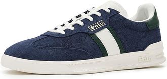 Polo Ralph Lauren Heritage Aera Suede Sneakers Mens Shoes Navy/Forest : 11.5 D - Medium