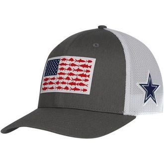 Columbia Mens Columbia Gray Dallas Cowboys PFG Fish Flag Flex Hat at Nordstrom, Size Large/x-Large