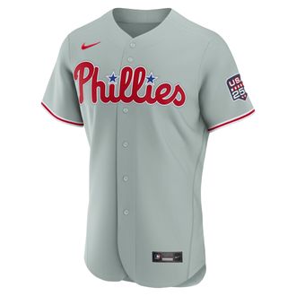 Nike Bryce Harper Philadelphia Phillies USA 250 Nike Mens MLB Authentic Jersey in Grey | 89000MI9AJ2-360