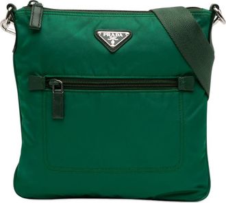 Prada Pre-owned Prada Tessuto Zip Top Crossbody XTCQPPTC1MH33XZQ