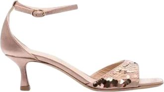 Roberto Festa Milano Stijlvolle Sandaal - Dames - Sandalen met hakken - Bruin - 36 EU - Schoenen