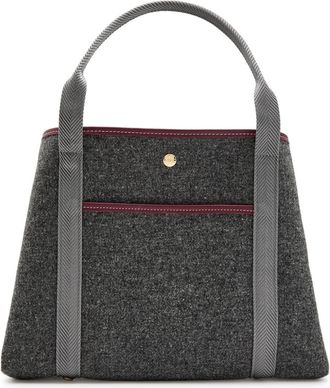 Rue de Verneuil Travers&eacute;e M Pocket Wool Tote bag - Grey - One Size