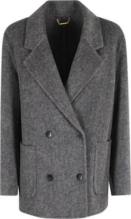 Seventy Short Navy Jacket With Collar