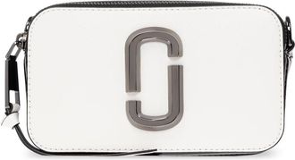 Marc Jacobs De Bi-Color Snapshot schoudertas - Dames - Schoudertassen - Wit - ONE Size - Leer - Tassen