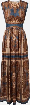 Zimmermann Mahon printed silk maxi dress