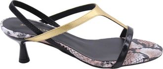 &Aacute;ngel Alarc&oacute;n Bianchi High Heel Sandal - Dames - Sandalen met hakken - Zwart - 39 EU - Schoenen