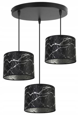OEM L&aacute;mpara Colgante, L&aacute;mpara De Techo, Pantalla, Patr&oacute;n Plateado