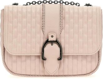 Longchamp Gewatteerde Hobo Tas Amazone Matelasse - Dames - Schoudertassen - Roze - ONE Size - Tassen