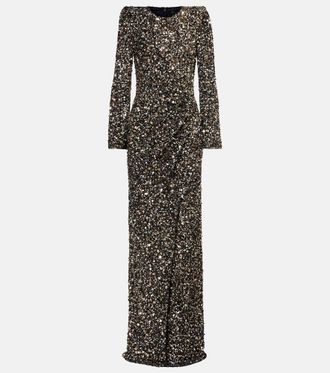 Jenny Packham Vestido de fiesta Marie con lentejuelas