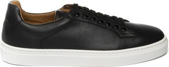 Frau Sneaker Basic Verona - Heren - Sneakers - Zwart - 40 EU - Leer - Schoenen