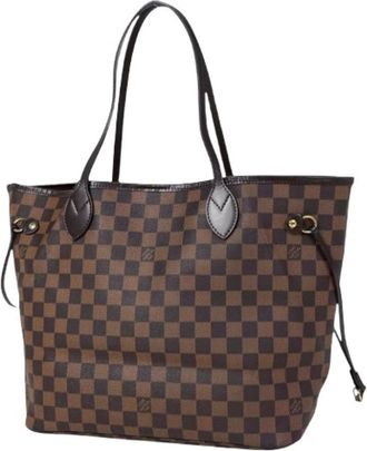 Louis Vuitton Pre-owned Tote Bags, female, Brown, Size: ONE SIZE Pre-owned Neverfull MM Tote Bag