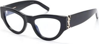 Saint Laurent Optisch Montuur - Dames - Brillen - Zwart - 53 MM - Accessoires