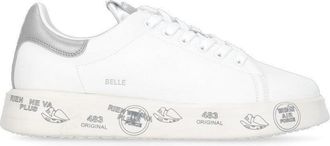 Premiata White Belle 7447 Leather Sneakers