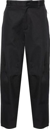 Lanvin Casual Grijze Biker Broek - Heren - Slim Fit Broeken - Grijs - M - Katoen - Broeken