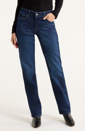 NYDJ Marilyn Straight Leg Jeans in Indigo Seine at Nordstrom, Size 12P