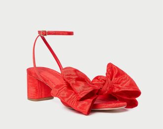 Loeffler Randall Womens Carmen Bow Sandal In Red