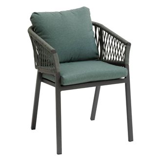 Hesperide Hesperide - Conjunto De 2 Sillones De Jard&iacute;n Oriengo Oliva Y Gris Grafito - Hesp&eacute;ride