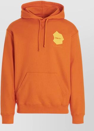 Objects IV Life printed cotton hoodie