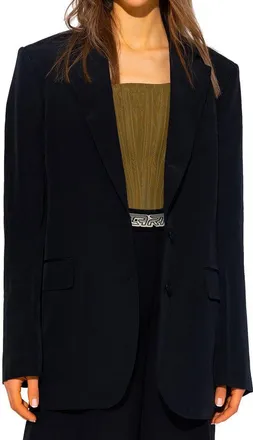 Stella McCartney Womens Black Viscose Blazer Clothing
