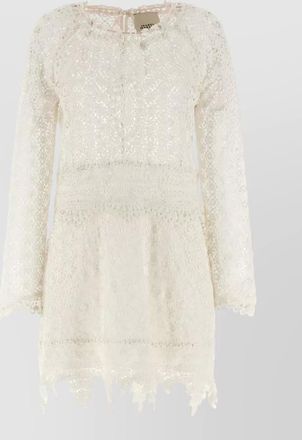 Isabel Marant hizene dress lace long sleeves design