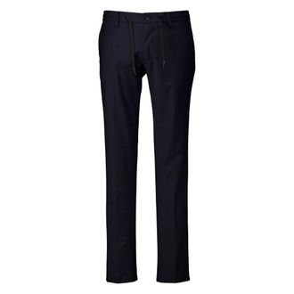 Mason's Straight Trousers, male, Blue, XL, Dark Blue Stylish Trousers