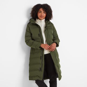 TOG24 Glaston Womens Parka Dark Green - Size 24 UK