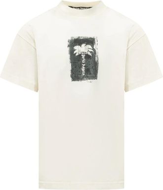 Palm Angels Uomo, Top, Bianco, L, new