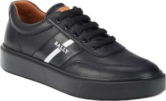Bally Coby 6310056 Mens Black Lamb Leather Sneakers