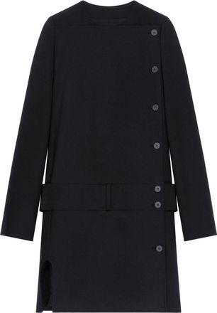Courrèges Oblique Heritage coat - Black