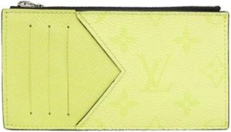 Louis Vuitton Pre-owned Wallets, female, Yellow, Size: ONE SIZE Pre-owned Business Card Case