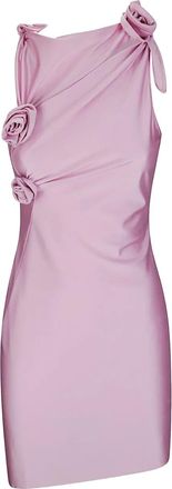 Coperni Abito corto asimmetrico - Rosa