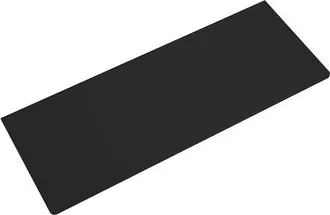 Saniclass Tops Topblad - 140x1.2x46cm - afgeronde hoeken - mat zwart