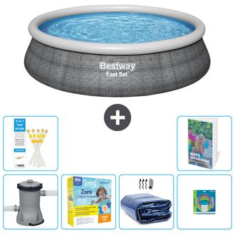 Bestway Piscina Bestway Fast Set Redonda - 457x84 Cm - 7-piezas S181
